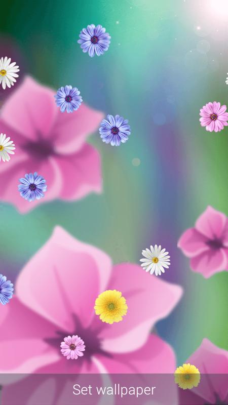 Wallpaper Bunga Bergerak Untuk android<br/>