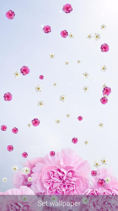 Wallpaper Bunga Bergerak Untuk android<br/>