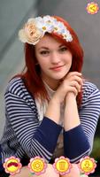 Flower Wedding Crown Hairstyle syot layar 3