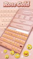 برنامه‌نما Rose Gold Keyboard عکس از صفحه