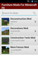 Furniture Mods For MinecraftPE اسکرین شاٹ 1