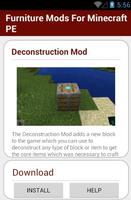 برنامه‌نما Furniture Mods For MinecraftPE عکس از صفحه