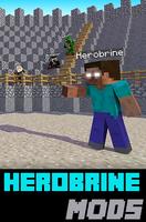 Herobrine Mods For MinecraftPE Affiche