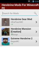Herobrine Mods For MinecraftPE capture d'écran 1