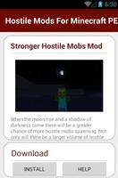 Hostile Mods For Minecraft PE اسکرین شاٹ 2