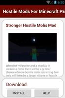 Hostile Mods For Minecraft PE imagem de tela 2