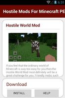 Hostile Mods For Minecraft PE imagem de tela 3