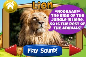 Free Animal Sounds for Kids capture d'écran 2
