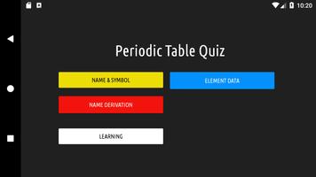 Periodic Table Quiz تصوير الشاشة 1
