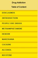 Drug Addiction Affiche