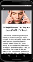 Hypnosis For Weight Loss & Self Hypnosis capture d'écran 2