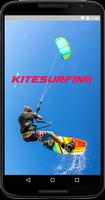 Kitesurfing - Kiteboarding الملصق