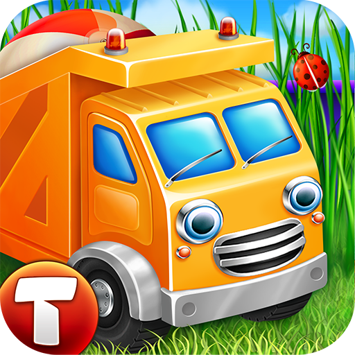 Cars in Sandbox (app 4 kids)