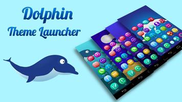 Dolphin Mega Launcher Theme poster