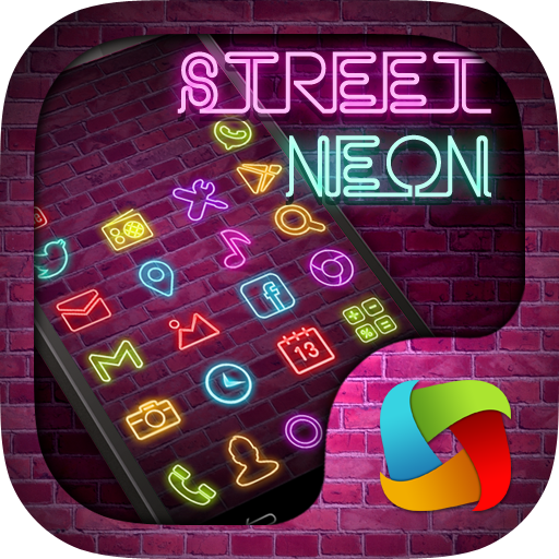 Street Neon MegaLauncher Theme