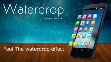 Water Drop Mega Launcher Theme Affiche