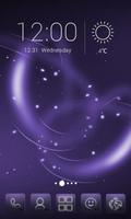 Purple Night Sky-Solo Theme imagem de tela 1