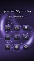 Purple Night Sky-Solo Theme imagem de tela 2