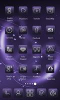 Purple Night Sky-Solo Theme imagem de tela 3