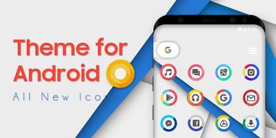 Theme For Android O : 8.0 Affiche