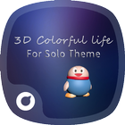3D Colorful Life Theme icon