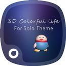 3D Colorful Life Theme-APK