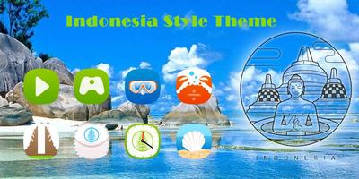 Indonesia Style Theme Affiche