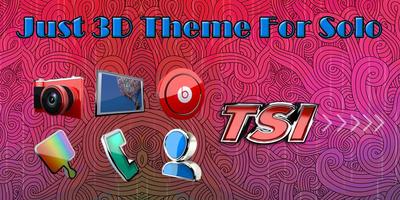 Just 3D Solo Theme Affiche