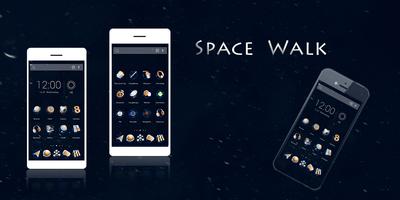Space Walk Theme Cartaz