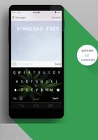 Black Falling Weed Keyboard 스크린샷 1