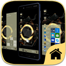 Black Gold Theme For computer launcher APK