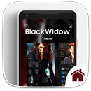 APK Black Widow Theme For Computer Launcher