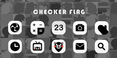 Checker Flag-Solo Theme الملصق