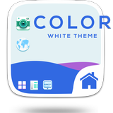 Colorful White Theme أيقونة