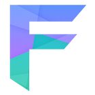 Blue Flatter - CM 11 Theme أيقونة