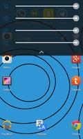 Blue Flatter - CM 11 Theme تصوير الشاشة 2