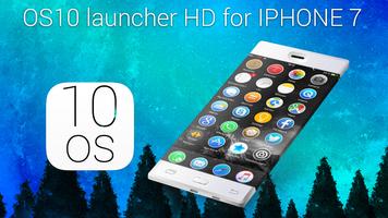 New OS 10 Launcher for IOS 10 - OS 10 theme HD الملصق