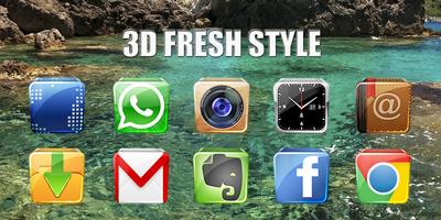 پوستر 3D Fresh Style-Solo Theme