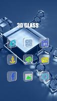 3D Glass-Solo Theme تصوير الشاشة 2