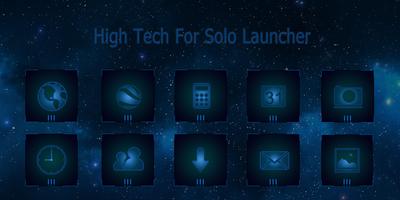 High tech-Solo Theme الملصق