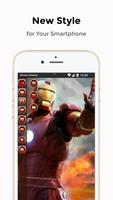 Ironman Theme For Computer Launcher syot layar 2
