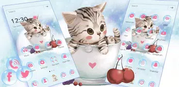 Lindo Gatito Tema wallpaper Cute Kitty lovely