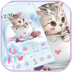 無料かわいいキティのテーマの壁紙 lovely kitten Cute Kitty アプリダウンロード
