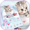 Cute Kitty Theme lovely Cup Cat Wallpaper