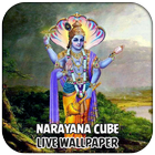 Narayana Cube Live Wallpaper icône