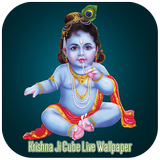 Krishna Ji Cube Live Wallpaper icono