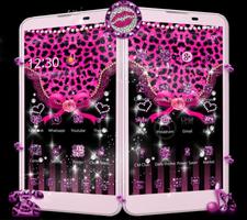 Pink Leopard diamond Theme screenshot 2