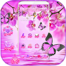 Pink Orchid Theme Wallpaper APK