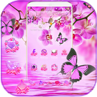 Pink Orchid Theme Wallpaper icon