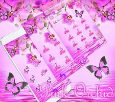 Pink Orchid Theme Wallpaper screenshot 2